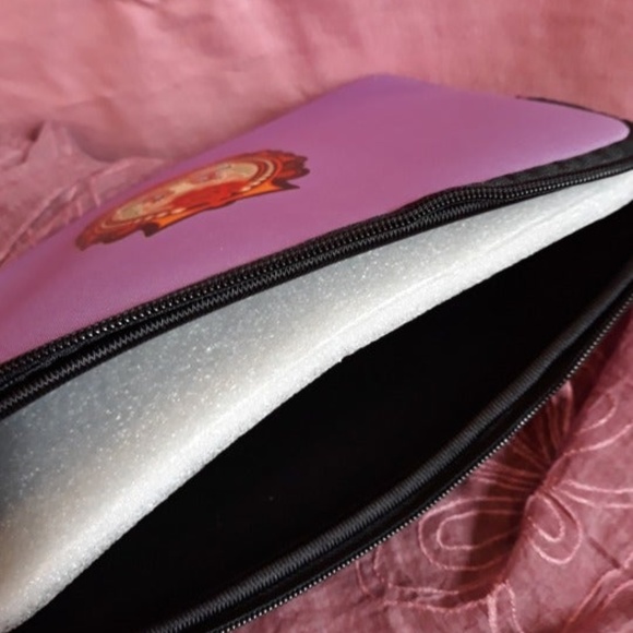 Tablet IPad Sleeve Carry Case Cover Peacock Purple - Picture 3 of 4